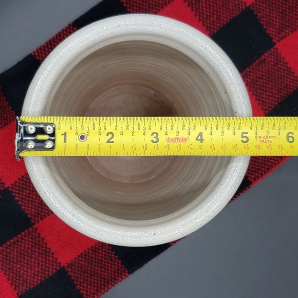 SOLD Eldreth Pottery Vase Santa Blue Salt Glaze 8" Signed Dated 1990 - Picture 11 of 12